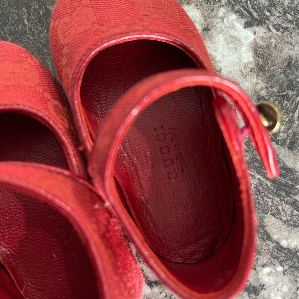COPY - Red baby Gucci shoes - Picture 6 of 7